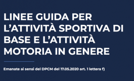 Linee guida per l'attività sportiva di base e l'attività motoria in genere