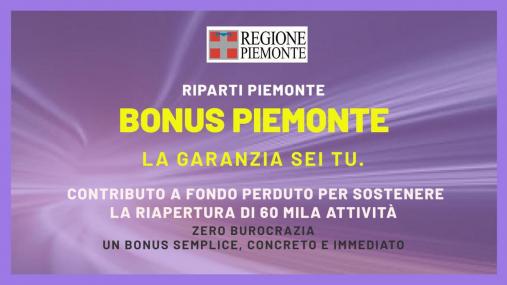 Bonus Piemonte per le APS