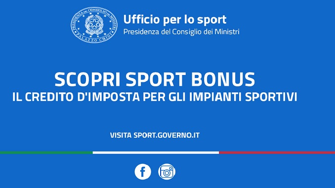 Sport Bonus: aperta la prima finestra 2020 (scadenza 6 luglio 2020)