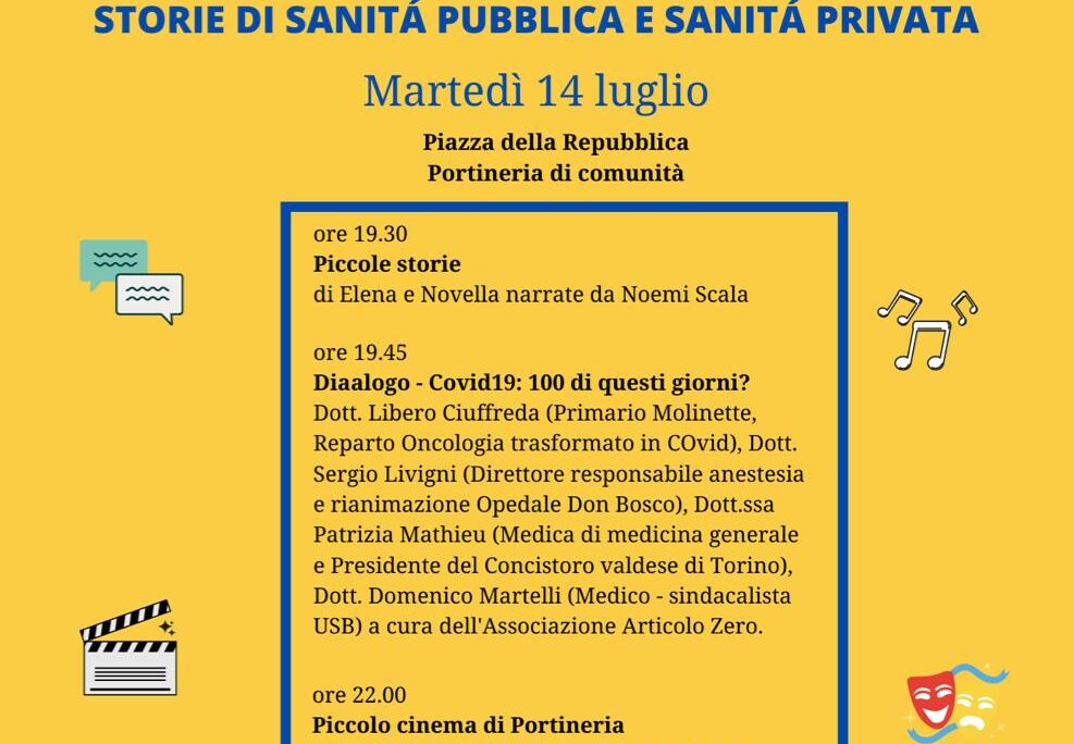 Storie di sanità pubblica e sanità privata – Evento in Piazza della Repubblica