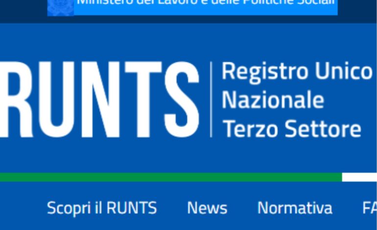 Registri Unico Nazionale del Terzo Settore APS e ODV in trasmigrazione cosa succede dopo il 7 novembre