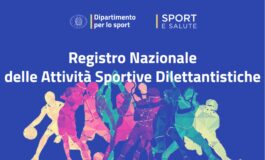 Registro attività sportive dilettantistiche, pubblicato il regolamento: scopri il suo funzionamento