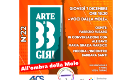 Arte a 33 Giri all’ombra della Mole “Voci dalla Mole”, giovedì 7 dicembre