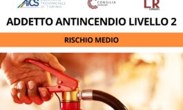 Corso addetti antincendio livello 2 per le associazioni AiCS il 22 e 23 gennaio