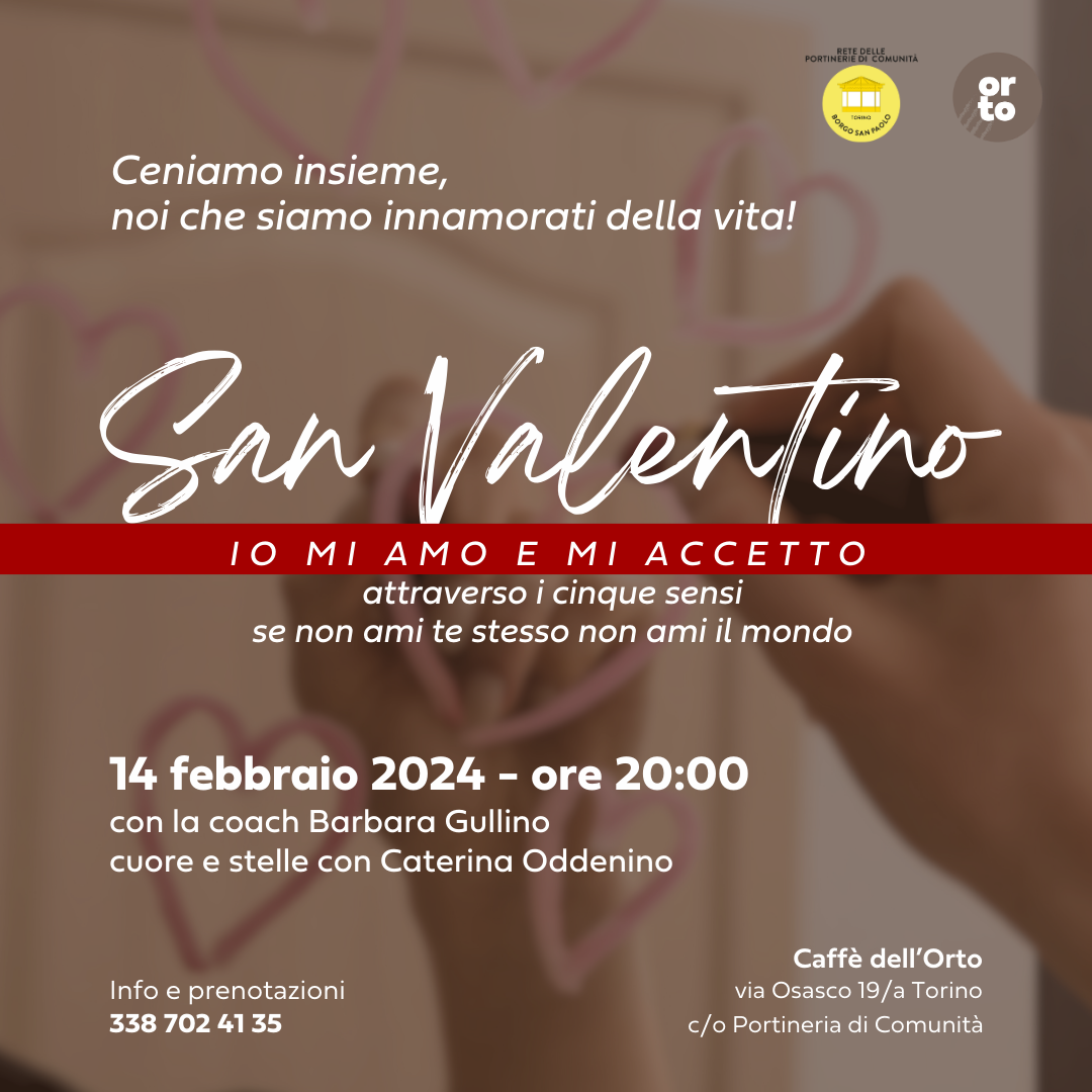 Cena di San Valentino – Caffè dell’Orto Torino