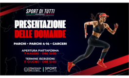 “Sport di tutti”, usciti i bandi. Attive le piattaforme per le candidature ai progetti “Parchi”, “Parchi 4-14” e Carceri